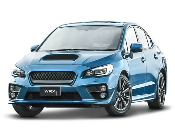 blue car