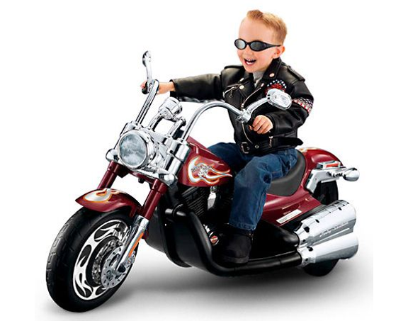 Kid on a Motorcycle Slider